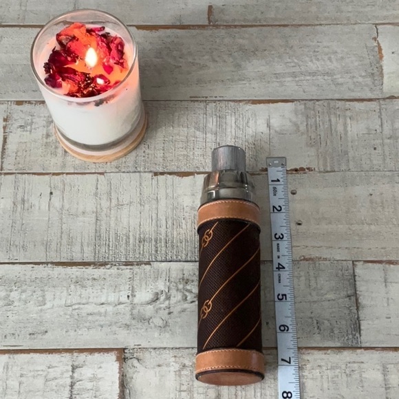 1970s Stunning GUCCI Brown Monogram Canvas Thermos Vacuum Flask. - Picture 10 of 12